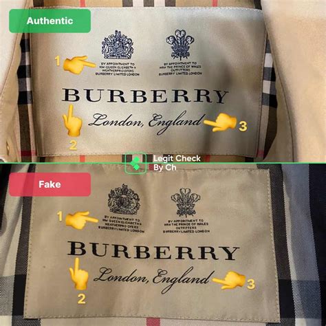 burberry real vs fake coat|how to authenticate burberry bag.